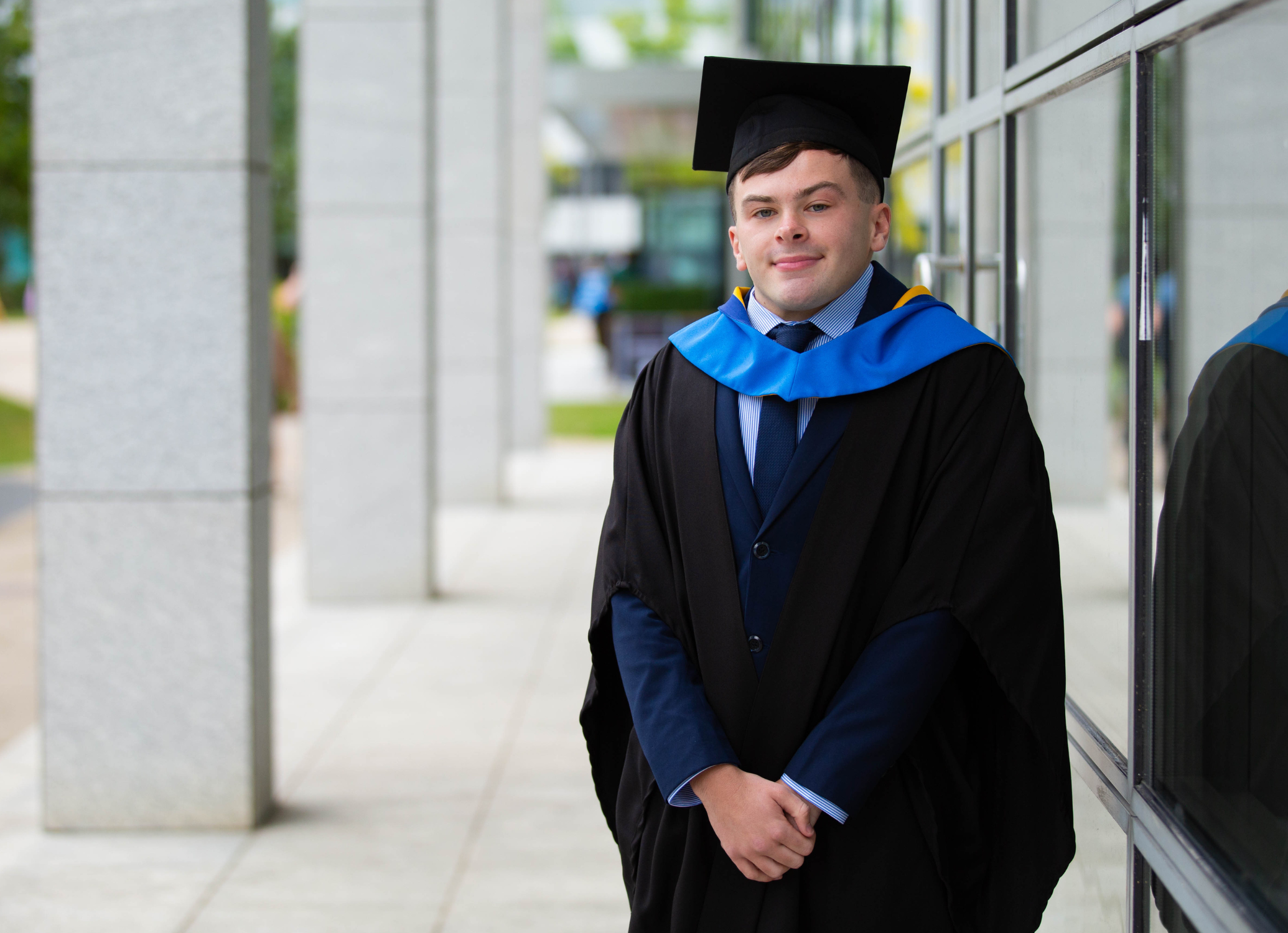 Graduation photograph of Sean Kelly.